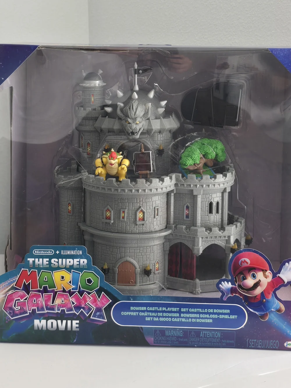 Nintendo The Super Mario Galaxy Movie Bowser Castle Playset
